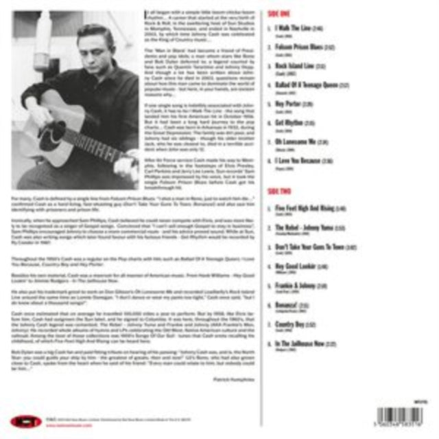 Johnny Cash LP - The Best Of Johnny Cash (Red Vinyl)