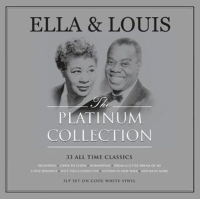 Ella Fitzgerald & Louis Armstrong LP - The Platinum Collection (White Vinyl)