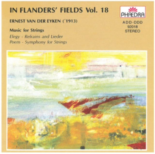 Ernest Van Der Eyken CD - In Flanders Fields 18: Music For Strings