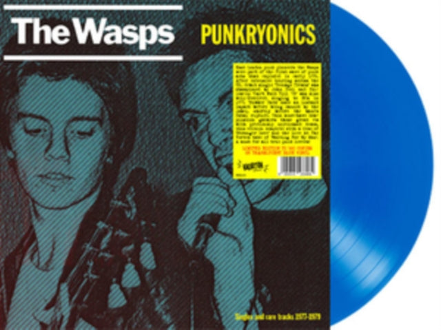 Wasps LP Vinyl Record - Punkryonics Singles & Rare Tracks 19 77-19 79 (Translucent Blue Vinyl)