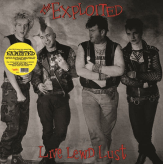 Exploited LP - Live Lewd Lust (Yellow Vinyl)