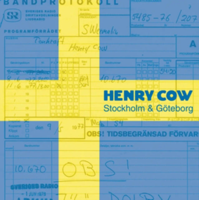 Henry Cow LP - Stockholm & Goteborg