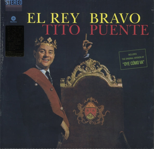 Tito Puente LP Vinyl Record - El Rey Bravo + 1 Bonus Track