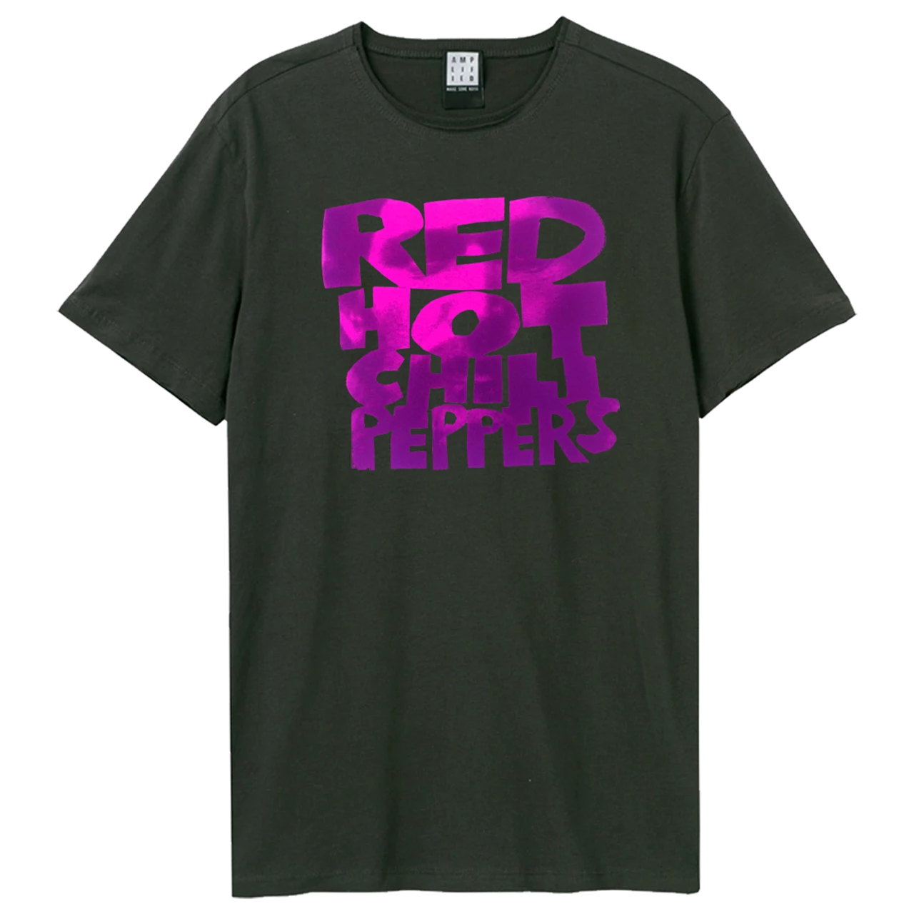 Red Hot Chili Peppers T Shirt - Text Neon Pink Amplified Vintage