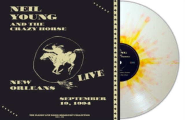 Neil Young And Crazy Horse LP - Live In New Orleans 1994 (White/Orange Splatter Vinyl)