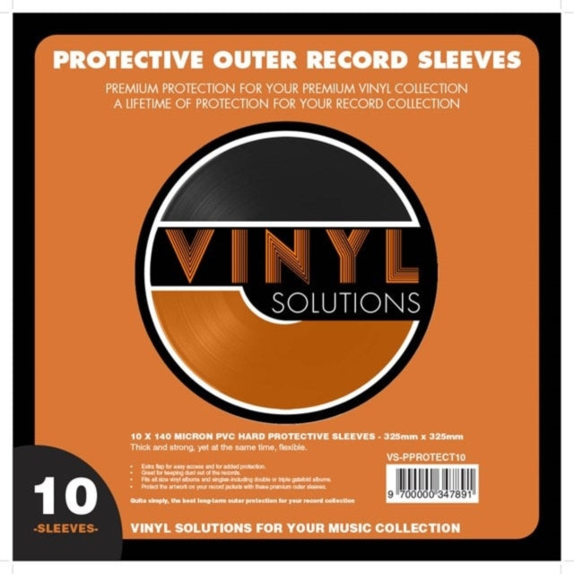 Pvc Vinyl Hard Protective Covers Protective Record Sleeves - Pvc Vinyl Pack 10