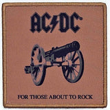 AC/DC Patches - Iron On - For Those About To Rock (We Salute You)