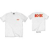 ACDC White T Shirt - F&B Packaged Logo
