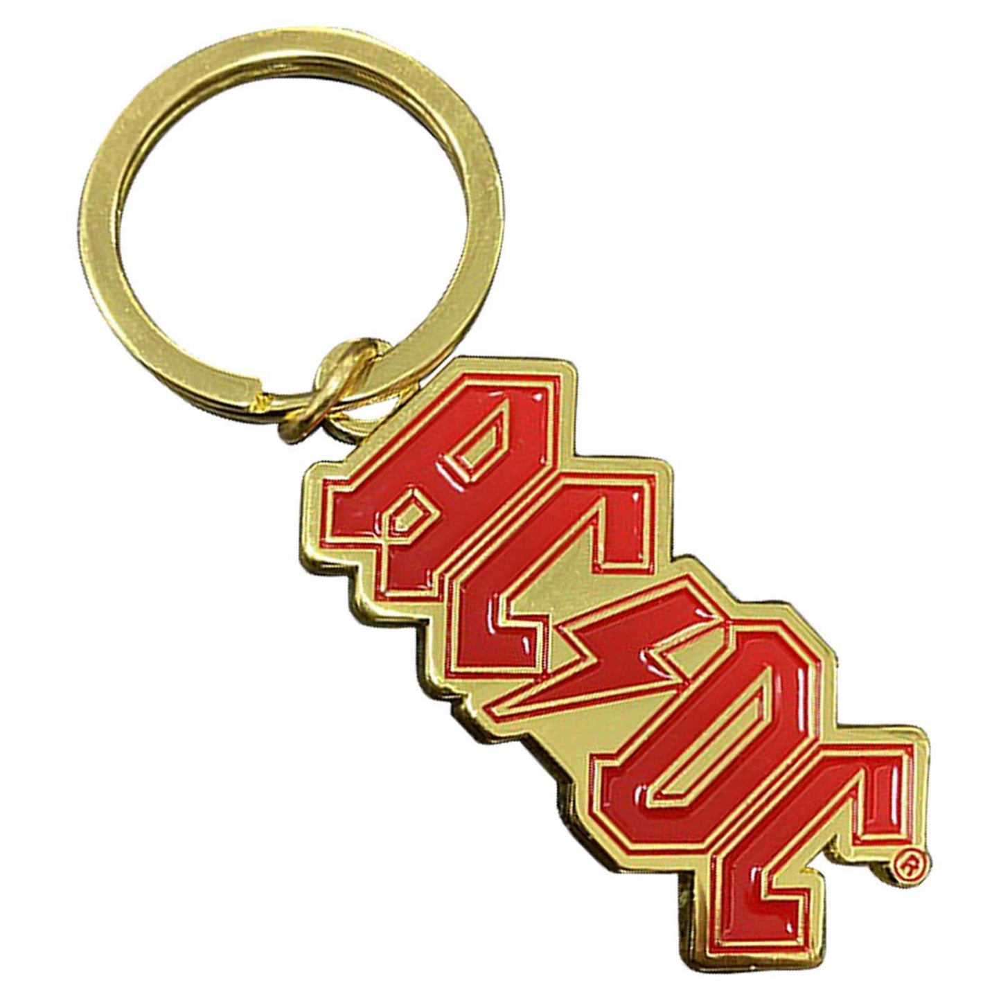 AC/DC Standard Keychains - Logo Gold