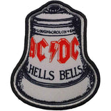 AC/DC Patches - Iron On - Hells Bells White