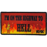 AC/DC Patches - Iron On - Highway To Hell Flames