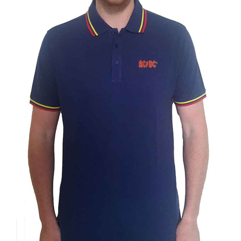 ACDC Navy Polo Shirt - Classic Logo