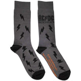 AC/DC Ankle Socks - Back in Black Bolts