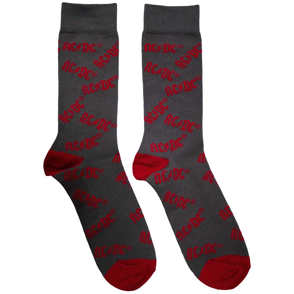 AC/DC Ankle Socks - Logo Pattern
