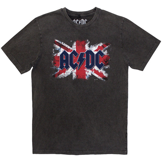AC/DC T Shirt - Flag Stone Wash
