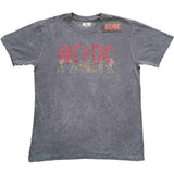 AC/DC T Shirt - Vintage Silhouettes Snow Wash
