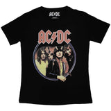 ACDC Black Women's T Shirt - Highway To Hell Circle