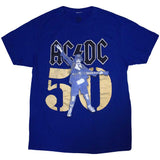 AC/DC T Shirt - Gold Fifty