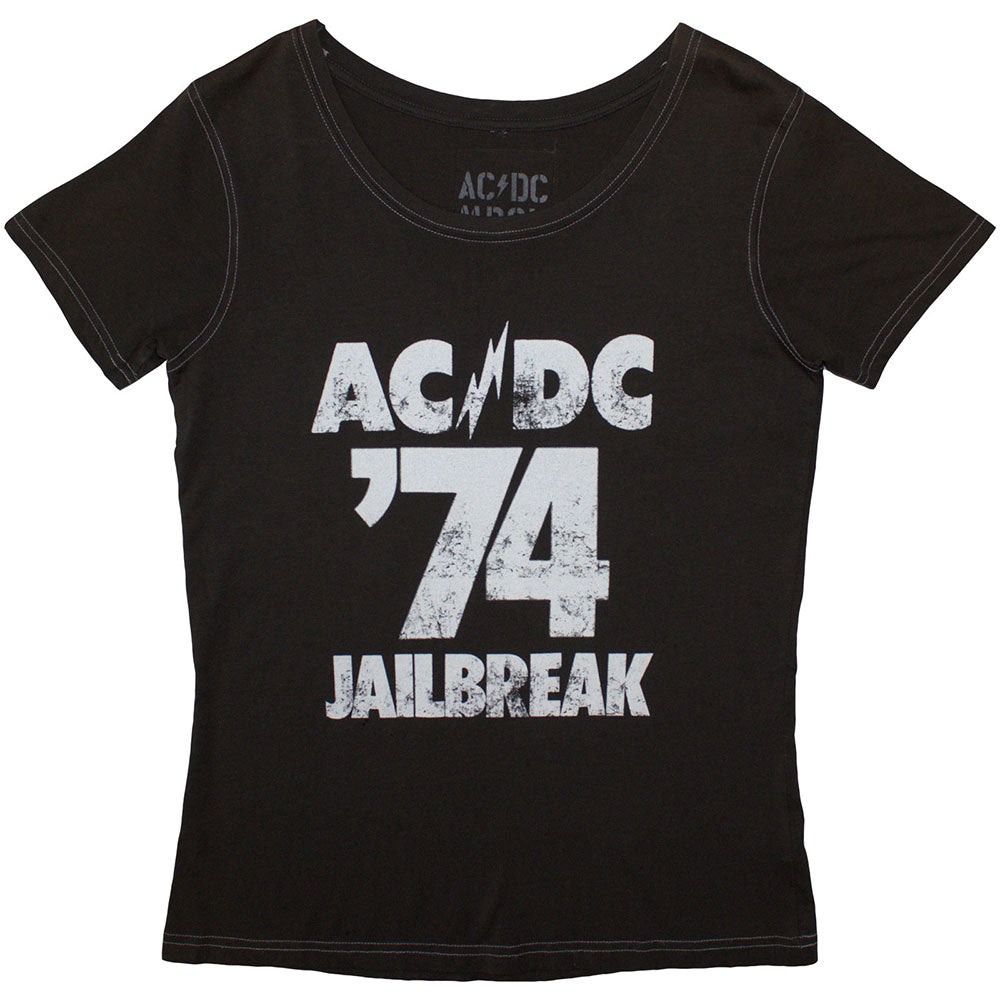 AC/DC Woman's T Shirt - '74 Jailbreak