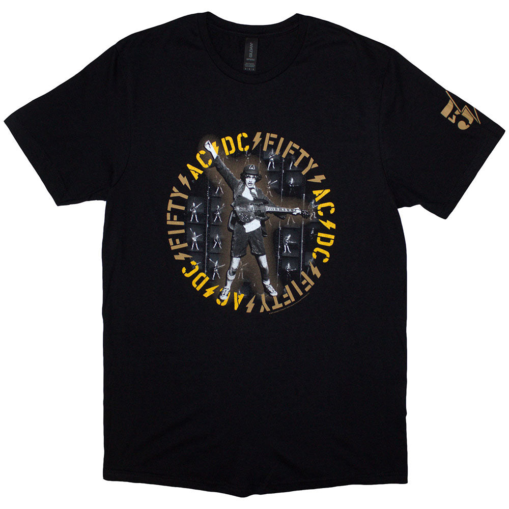 AC/DC T Shirt - Fifty Angus Repeat