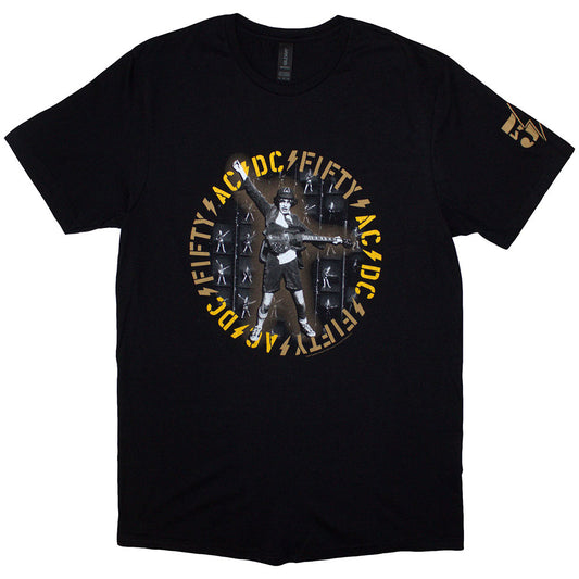 AC/DC T Shirt - Fifty Angus Repeat