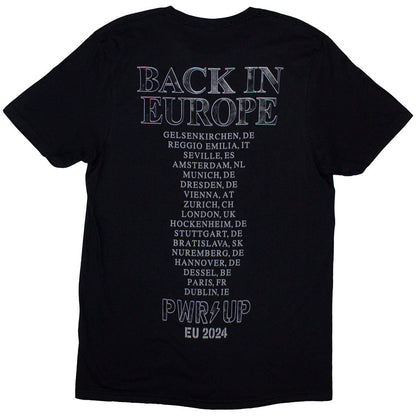 AC/DC T Shirt - Back In Black EU Tour '24