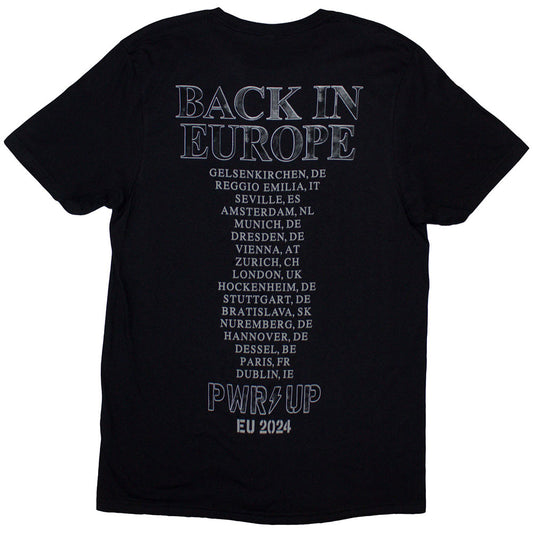 AC/DC T Shirt - Back In Black EU Tour '24