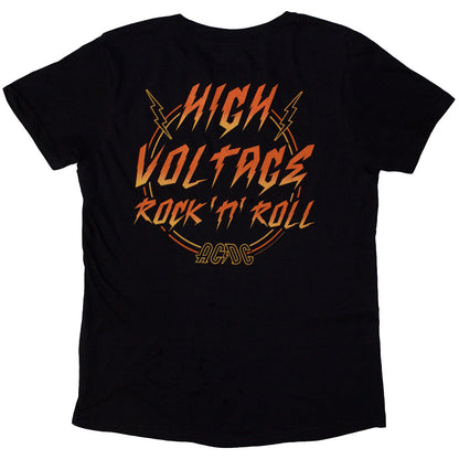 AC/DC Woman's T Shirt - High Voltage RnR