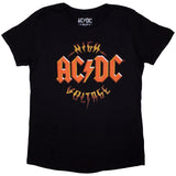 AC/DC Woman's T Shirt - High Voltage RnR