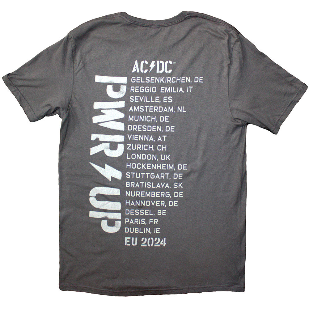 AC/DC T Shirt - Logo EU Tour '24