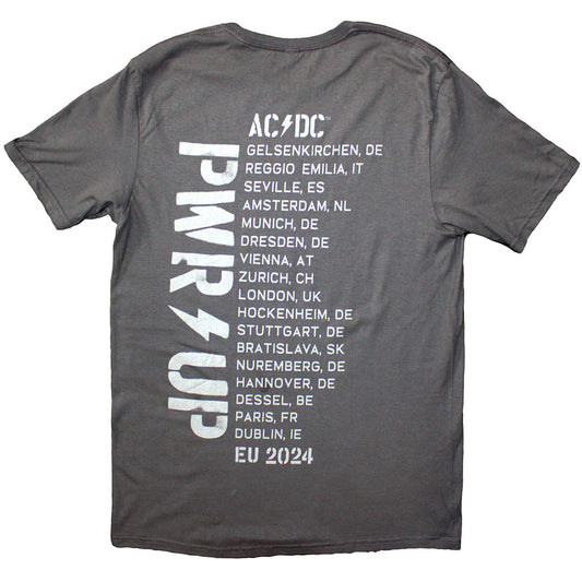 AC/DC T Shirt - Logo EU Tour '24