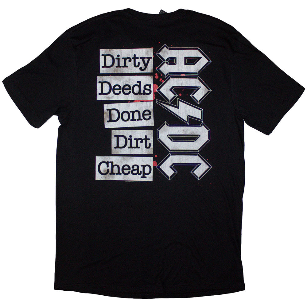 AC/DC T Shirt - Mini Logo / Dirty Deeds