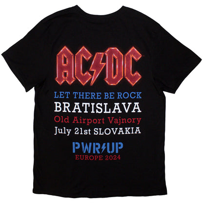 AC/DC T Shirt - PWR Up Bratislava '24