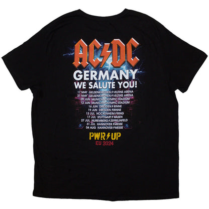 AC/DC T Shirt - PWR Up Germany EU Tour '24