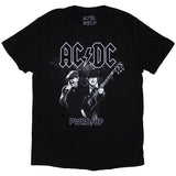 AC/DC T Shirt - PWRD Up B&W Photo EU Tour '24