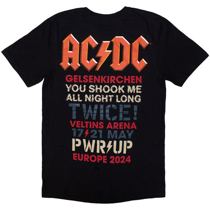 AC/DC T Shirt - PWRD Up Gelsenkirchen '24