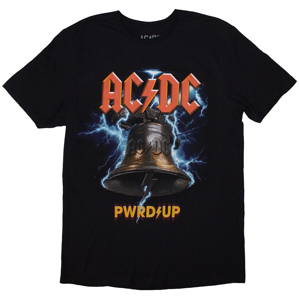 AC/DC T Shirt - PWRD Up In Rock We Trust