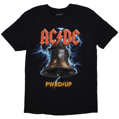 AC/DC T Shirt - PWRD Up In Rock We Trust