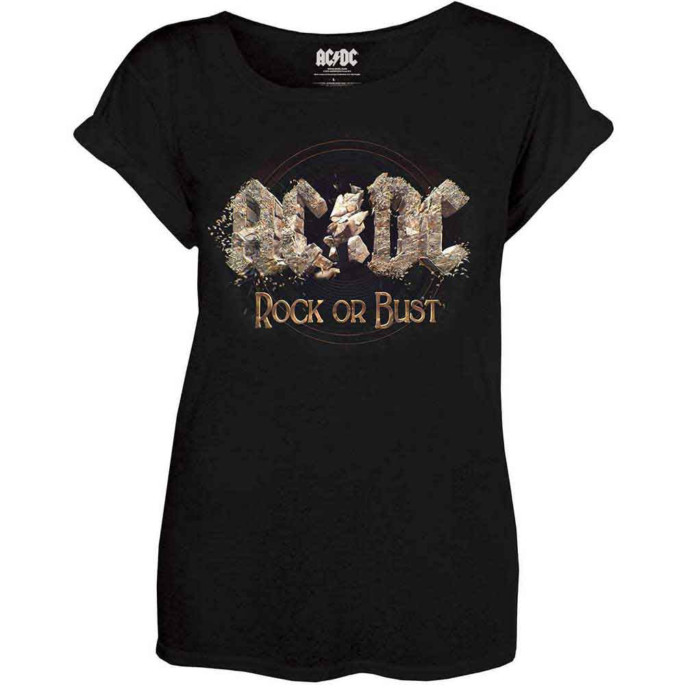 AC/DC Woman's T Shirt - Rock Or Bust