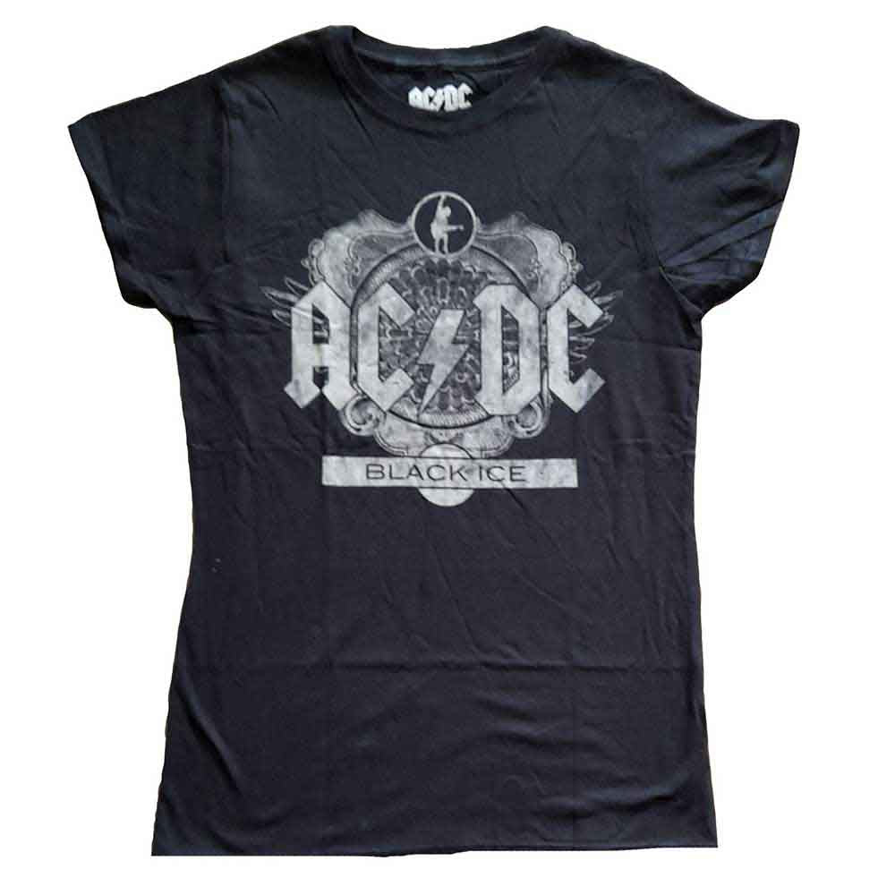 AC/DC Woman's T Shirt - Black Ice