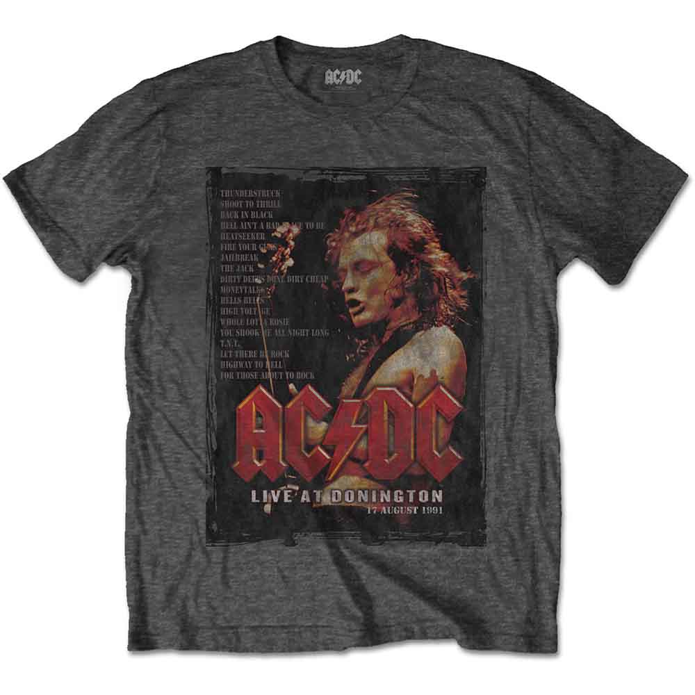 AC/DC T Shirt - Donington Set List