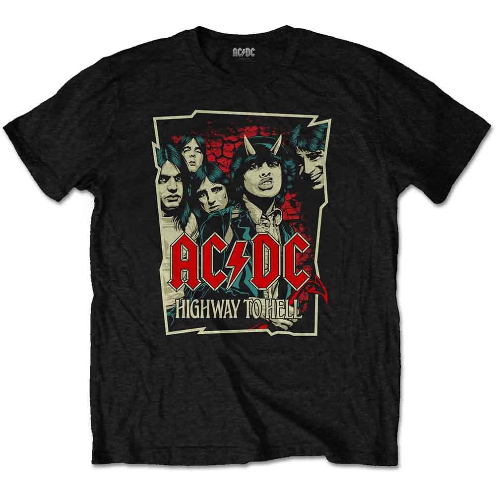 AC/DC T Shirt - Highway To Hell Sketch