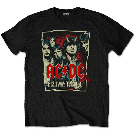 AC/DC T Shirt - Highway To Hell Sketch