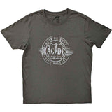 ACDC Charcole T Shirt - Rock Or Bust