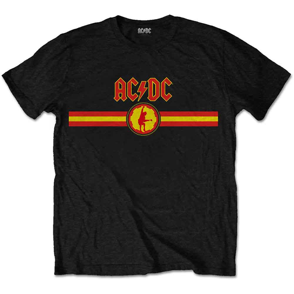 AC/DC T Shirt - Logo & Stripe