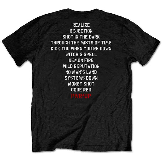 AC/DC T Shirt - Dark Stage/Tracklist