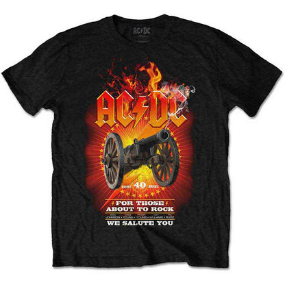 AC/DC T Shirt - FTATR 40th Flaming