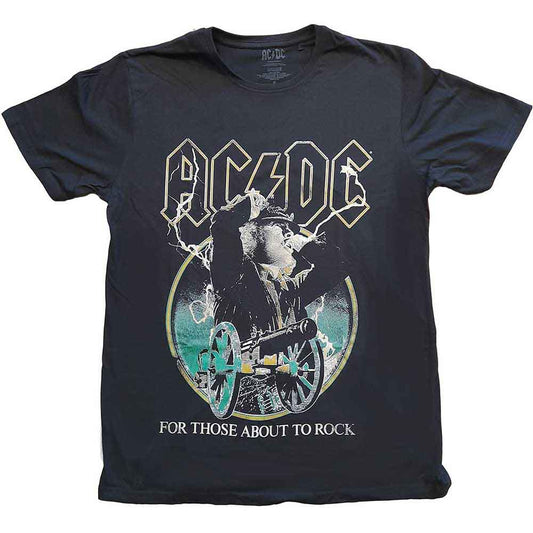 AC/DC T Shirt - FTATR Yellow Outlines