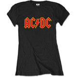 ACDC Black Women's T Shirt - Packaged Logo