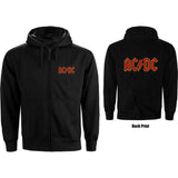 ACDC Women's Zip Hoodie - Logo Backprint | Buy Now For 44.99